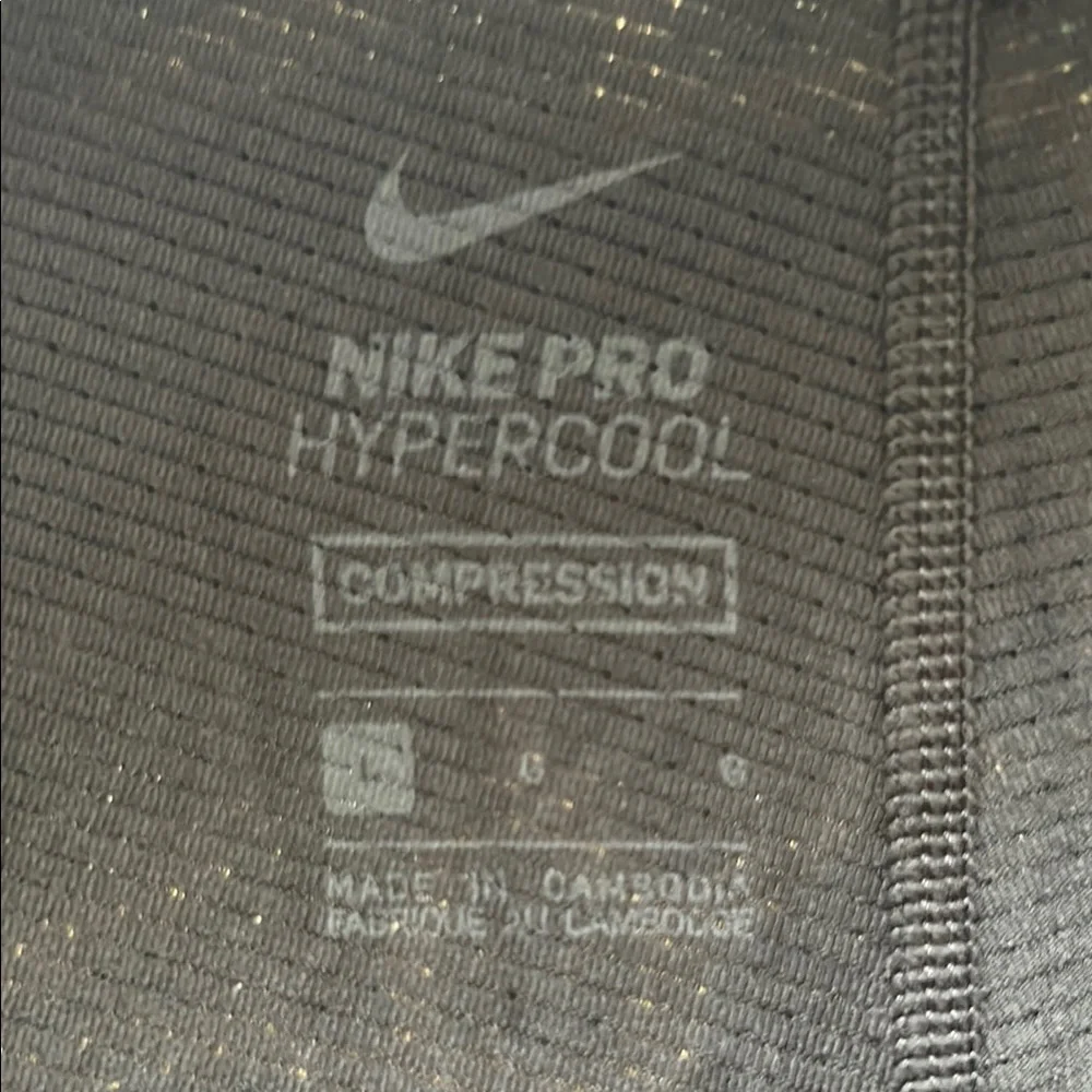 Nike Black Athletic Leggings Size Large - Picture 2 of 2